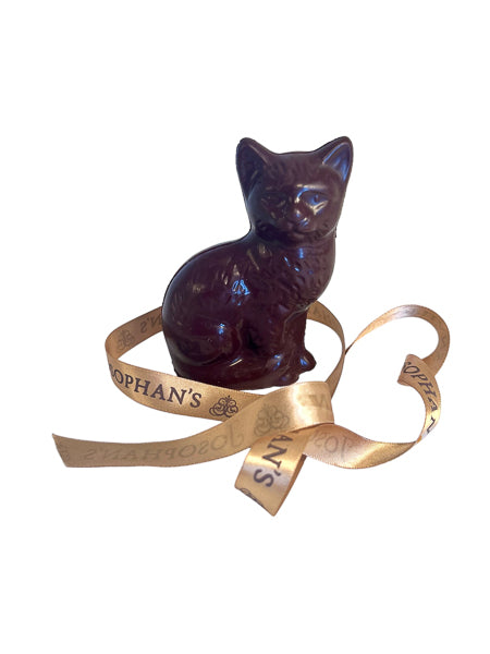 Dark Chocolate Cat Figurine