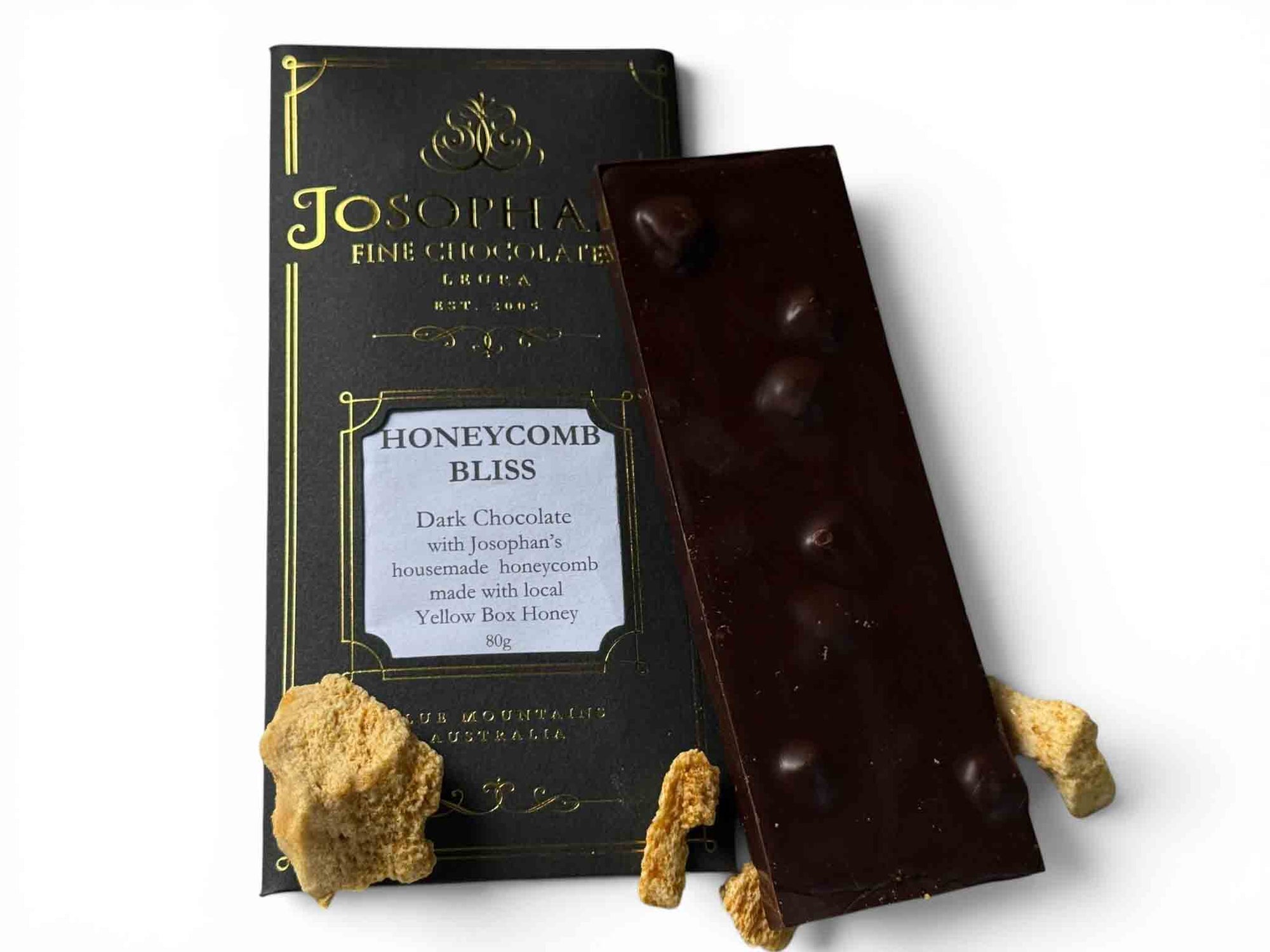 Dark Chocolate Block with Honeycomb