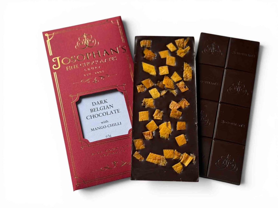 Dark Chocolate Block with Chilli & Mango