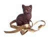 Milk Chocolate Cat Figurine