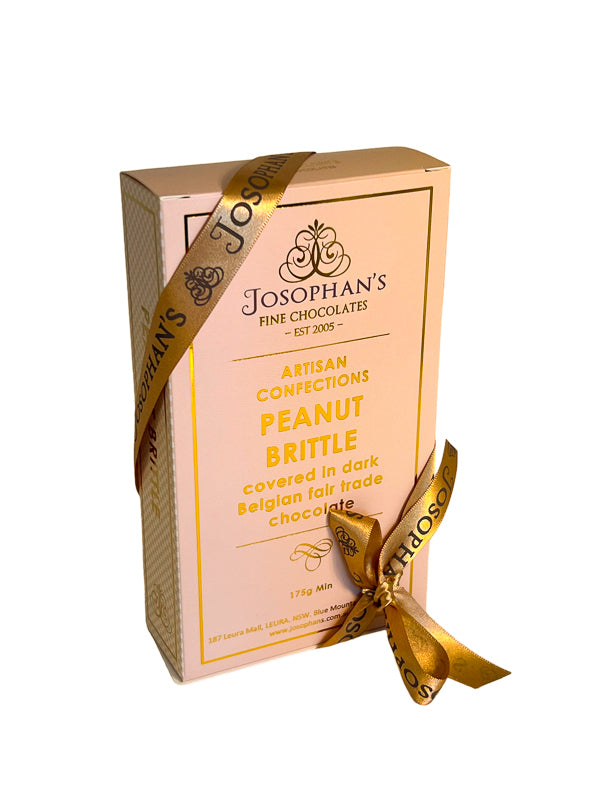 Peanut Brittle - Dark Chocolate Dipped