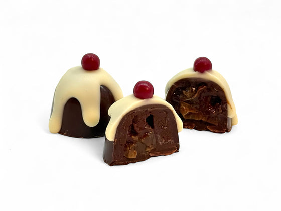 Christmas 'pudding' chocolates