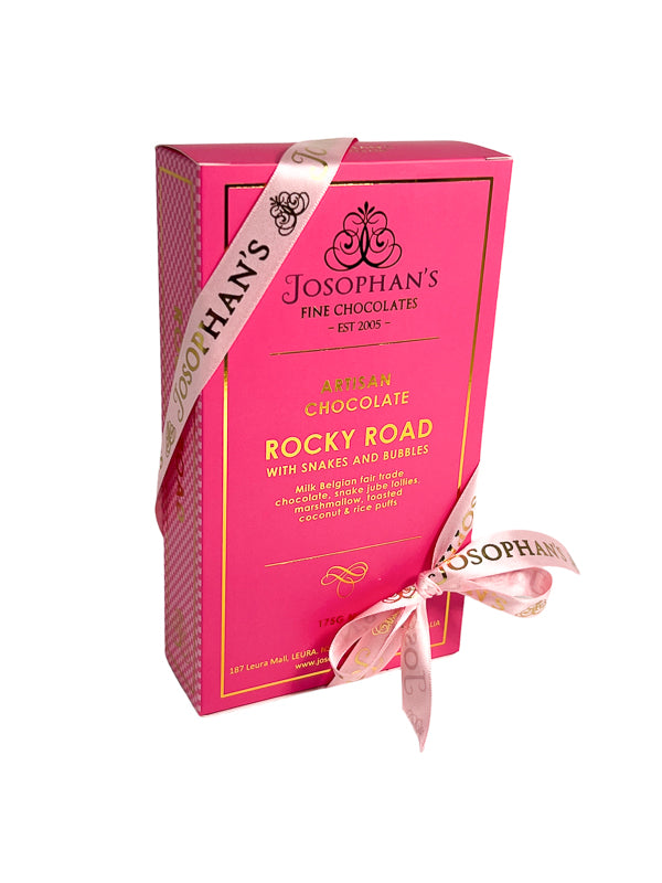 Rocky Road with snakes and Bubbles - Milk Chocolate