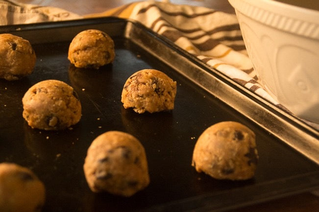 Belgian  chocolate, oatmeal and sea salt cookie mix