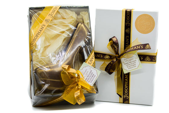 Golden Dark Chocolate Platform Stiletto Heel