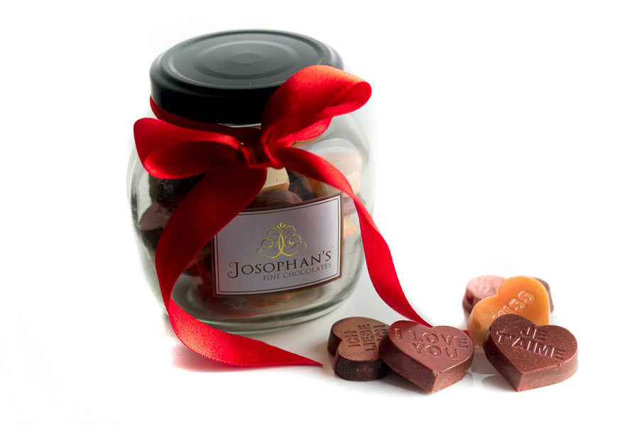 Chocolate Message Love Hearts