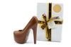 Milk Chocolate Platform Stiletto Heel