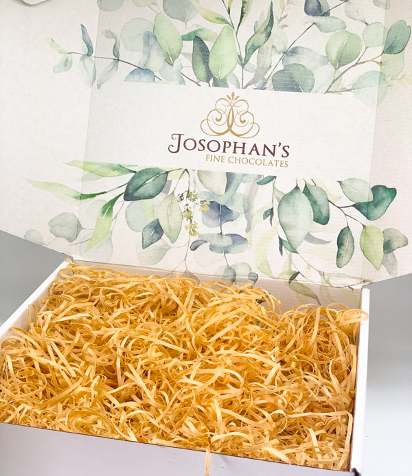 Hamper Box with ribbon -  empty