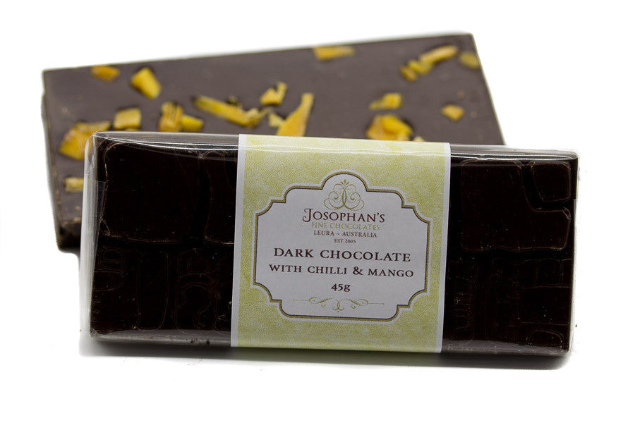 Dark Chocolate Block with Chilli & Mango